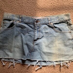 Vintage Frantic Jean Skirt Size 11